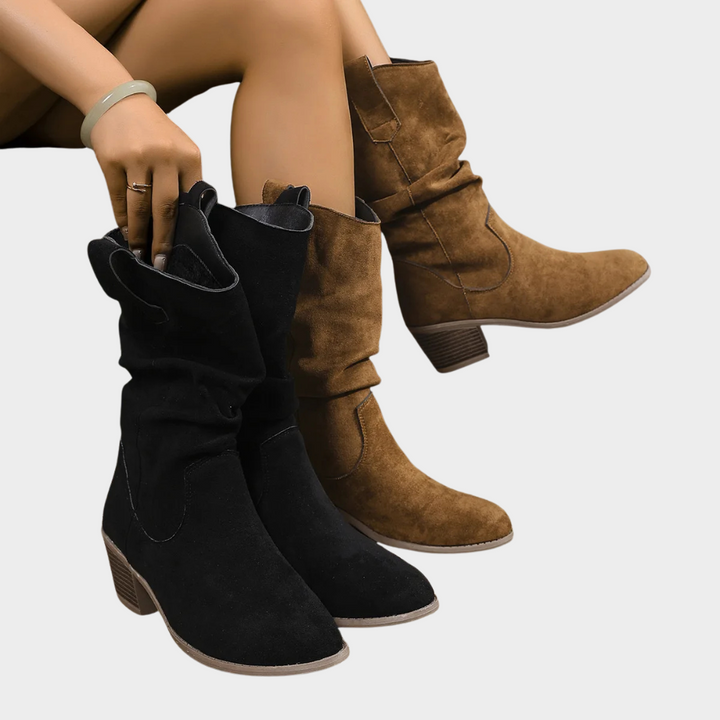Jade | Mid-Heel Cowboy Boots