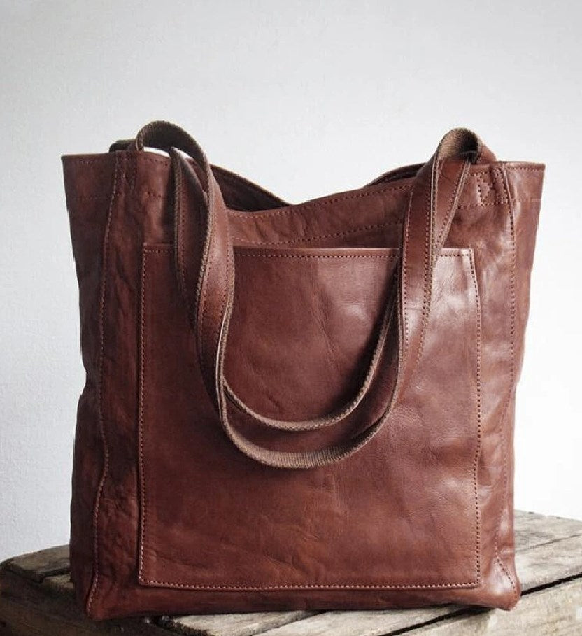 OLIVIA™ | Leather Tote Bag