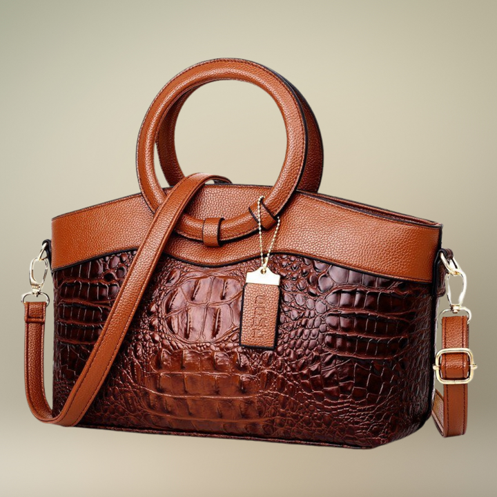 SOPHIA™ | Retro Gradient Crocodile Handbag