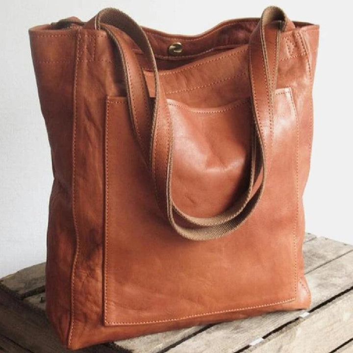 OLIVIA™ | Leather Tote Bag