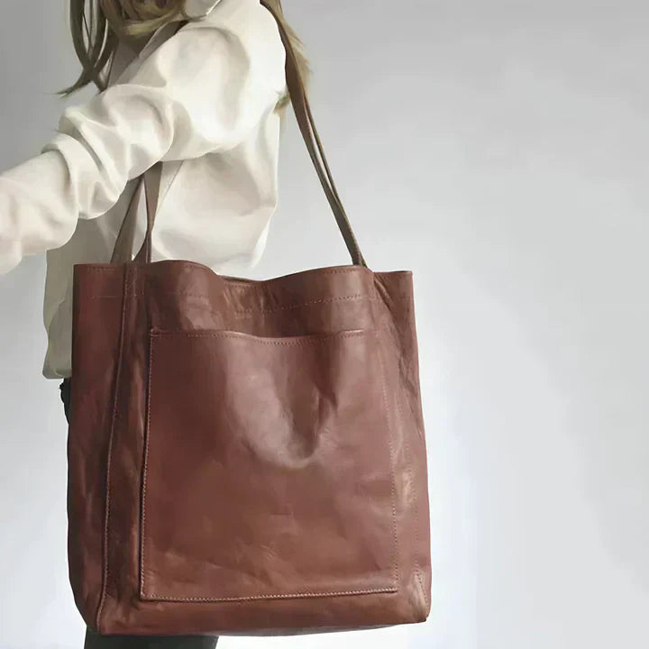 OLIVIA™ | Leather Tote Bag