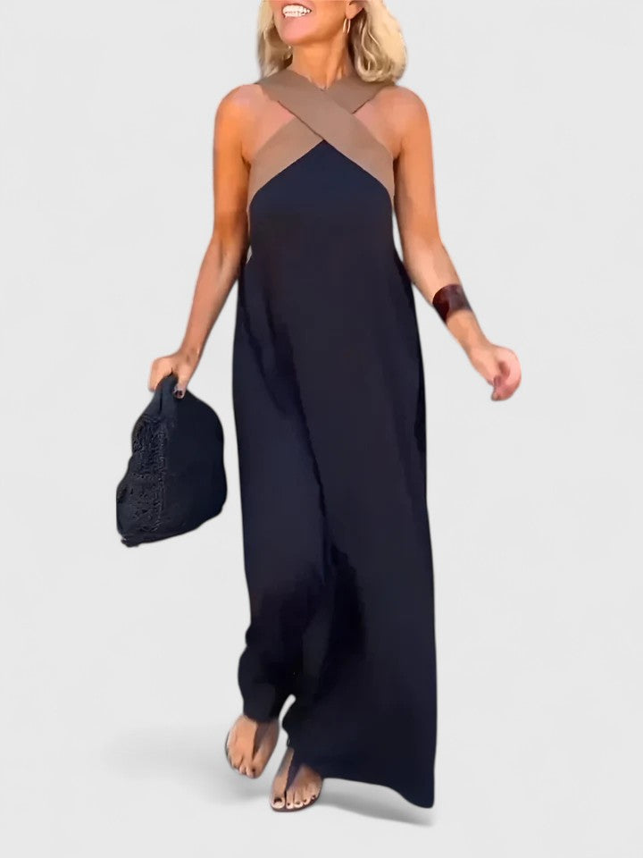 Delphine™ | Elegant Crossback Dress