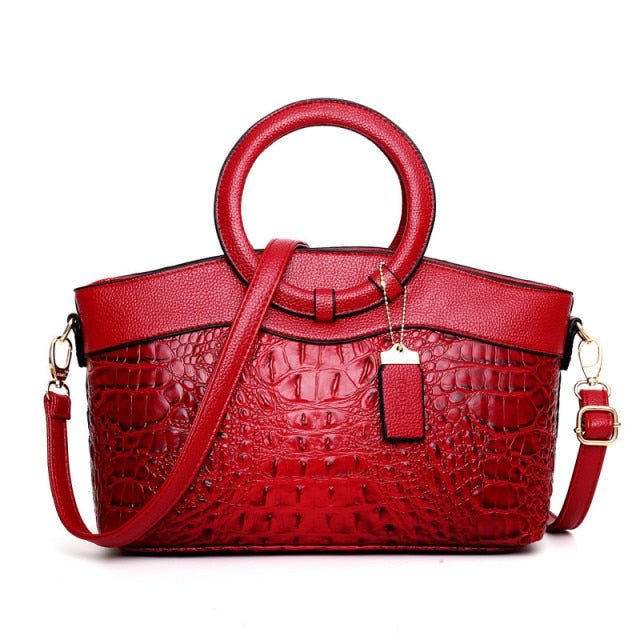 SOPHIA™ | Retro Gradient Crocodile Handbag