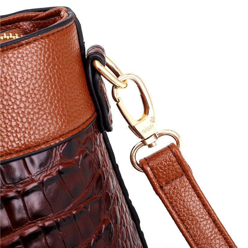 SOPHIA™ | Retro Gradient Crocodile Handbag