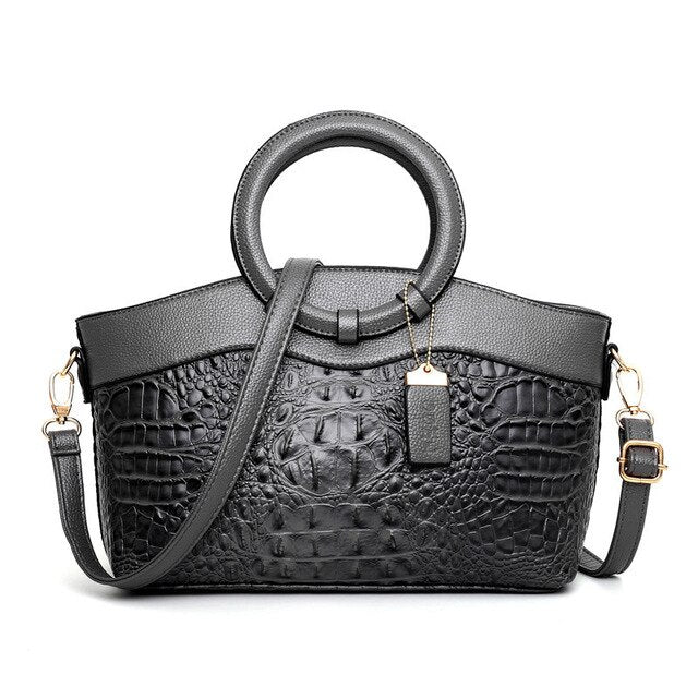 SOPHIA™ | Retro Gradient Crocodile Handbag