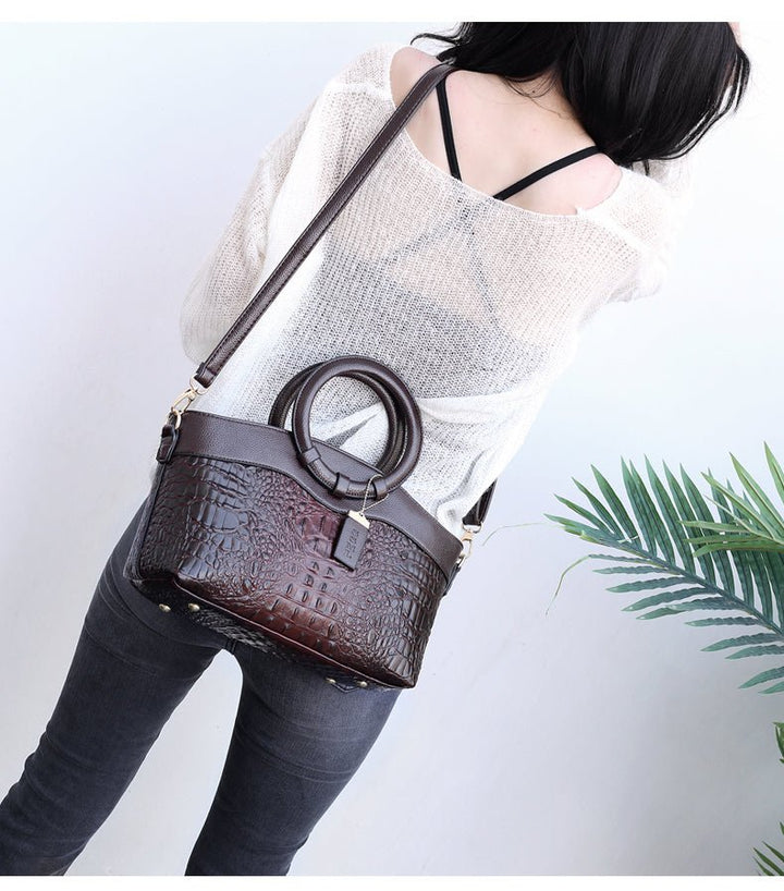 SOPHIA™ | Retro Gradient Crocodile Handbag