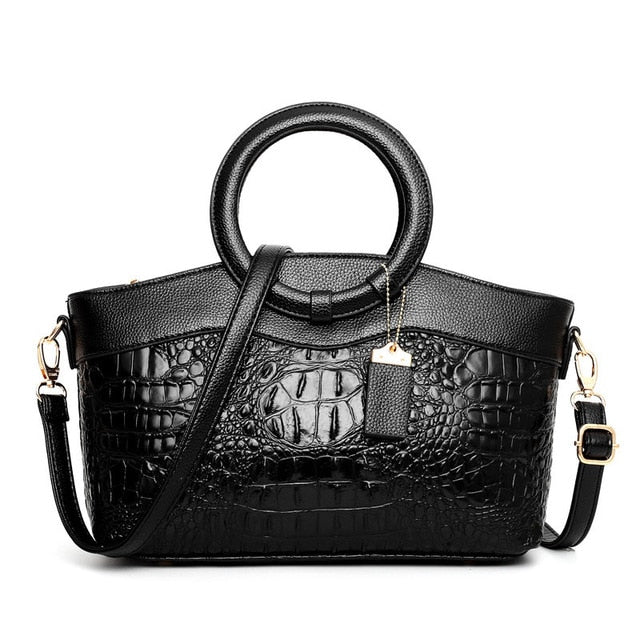 SOPHIA™ | Retro Gradient Crocodile Handbag