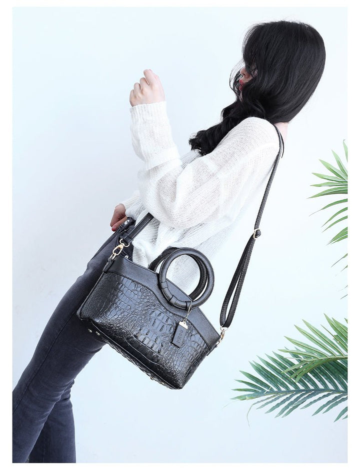 SOPHIA™ | Retro Gradient Crocodile Handbag