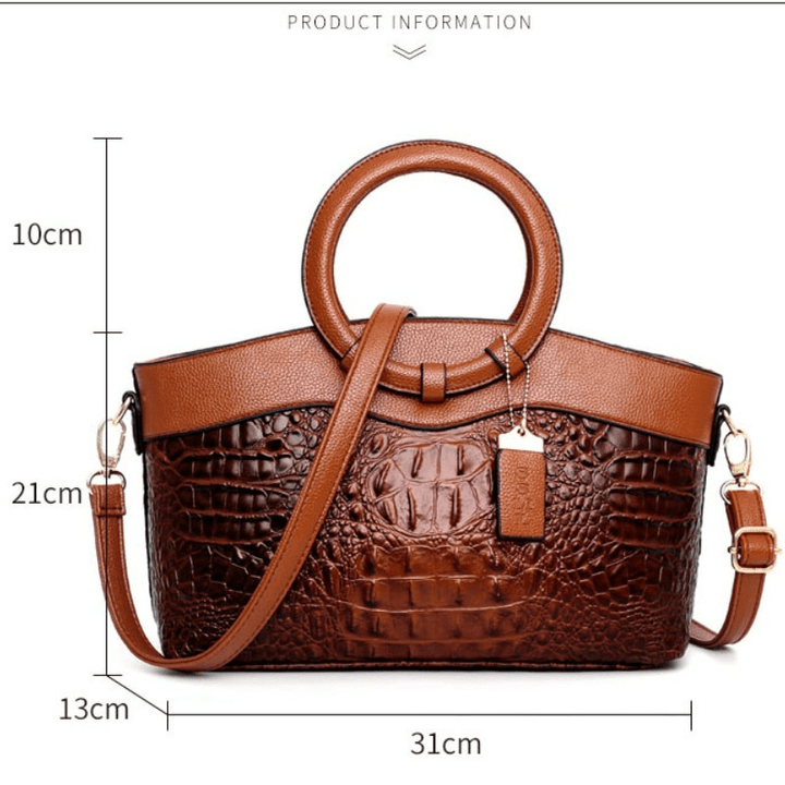 SOPHIA™ | Retro Gradient Crocodile Handbag