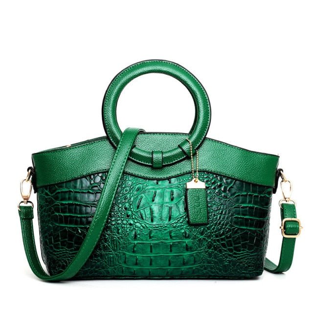 SOPHIA™ | Retro Gradient Crocodile Handbag