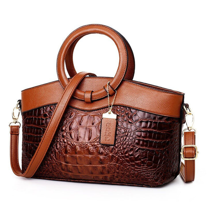 SOPHIA™ | Retro Gradient Crocodile Handbag